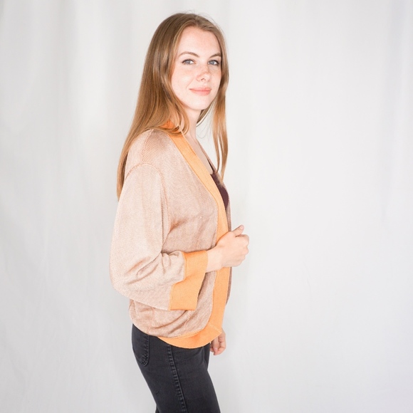 MISSONI Double Rose Gold Cardigan Sweater 40 - Picture 4 of 7